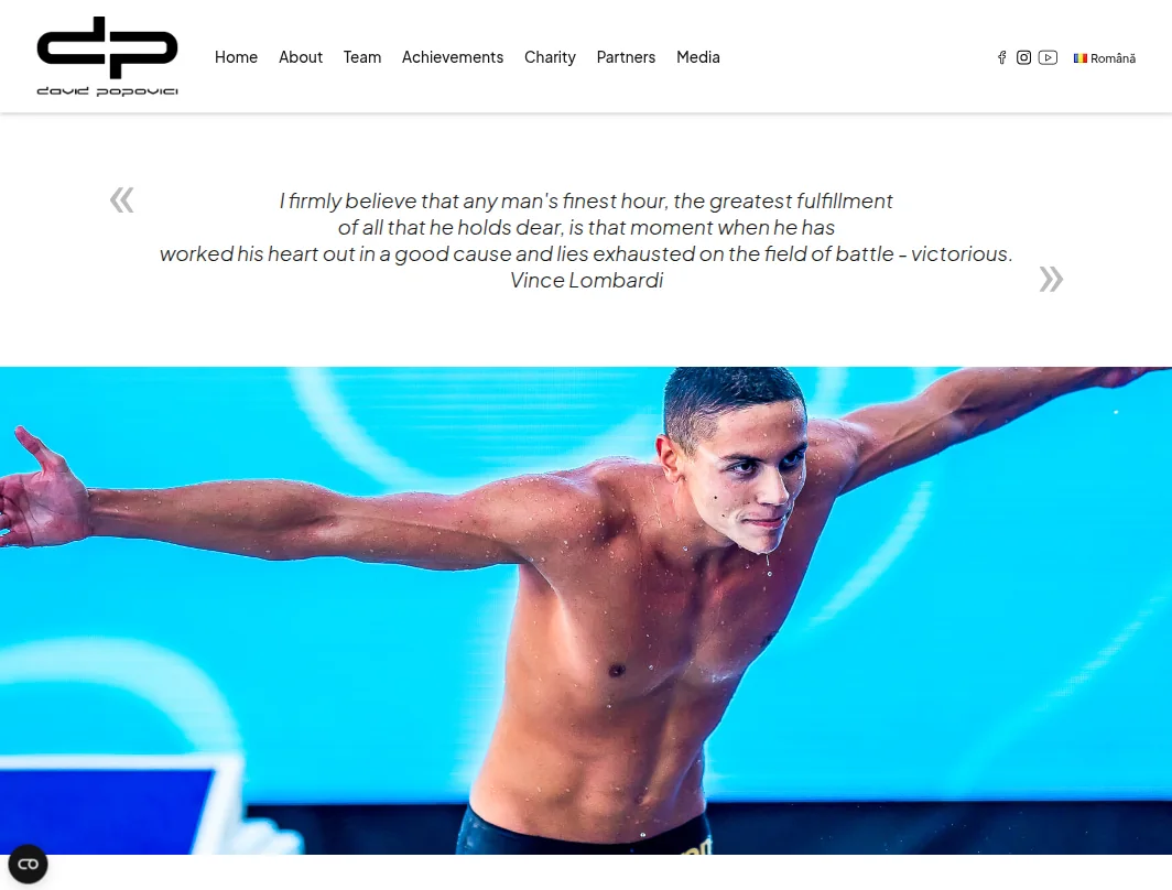 davidpopovici.com — the quotes block and a full-width photo